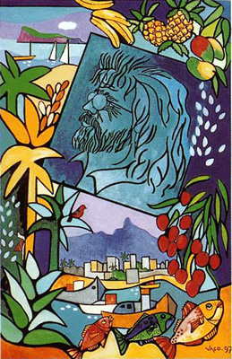 Autoportrait de Vaco Baissac / Vaco Baissac self-portrait